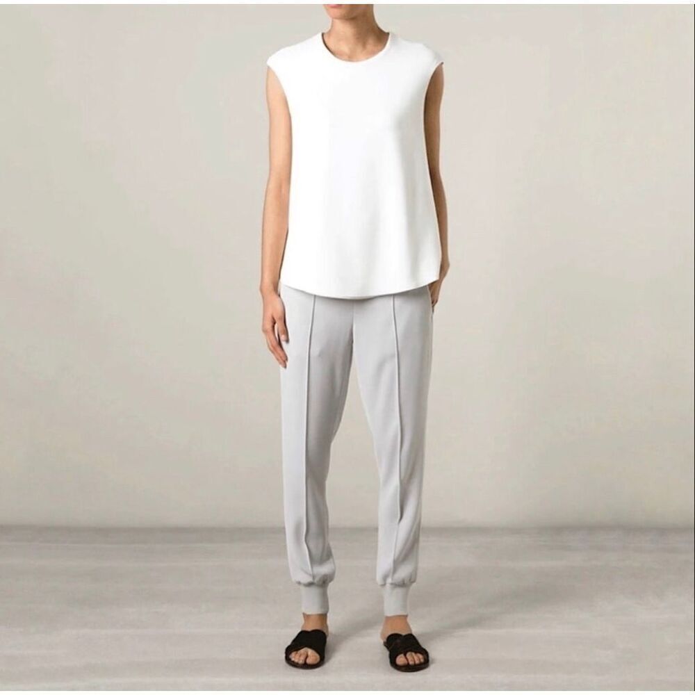Vince. Pintuck Pleat Cady Crepe Jogger Size XS